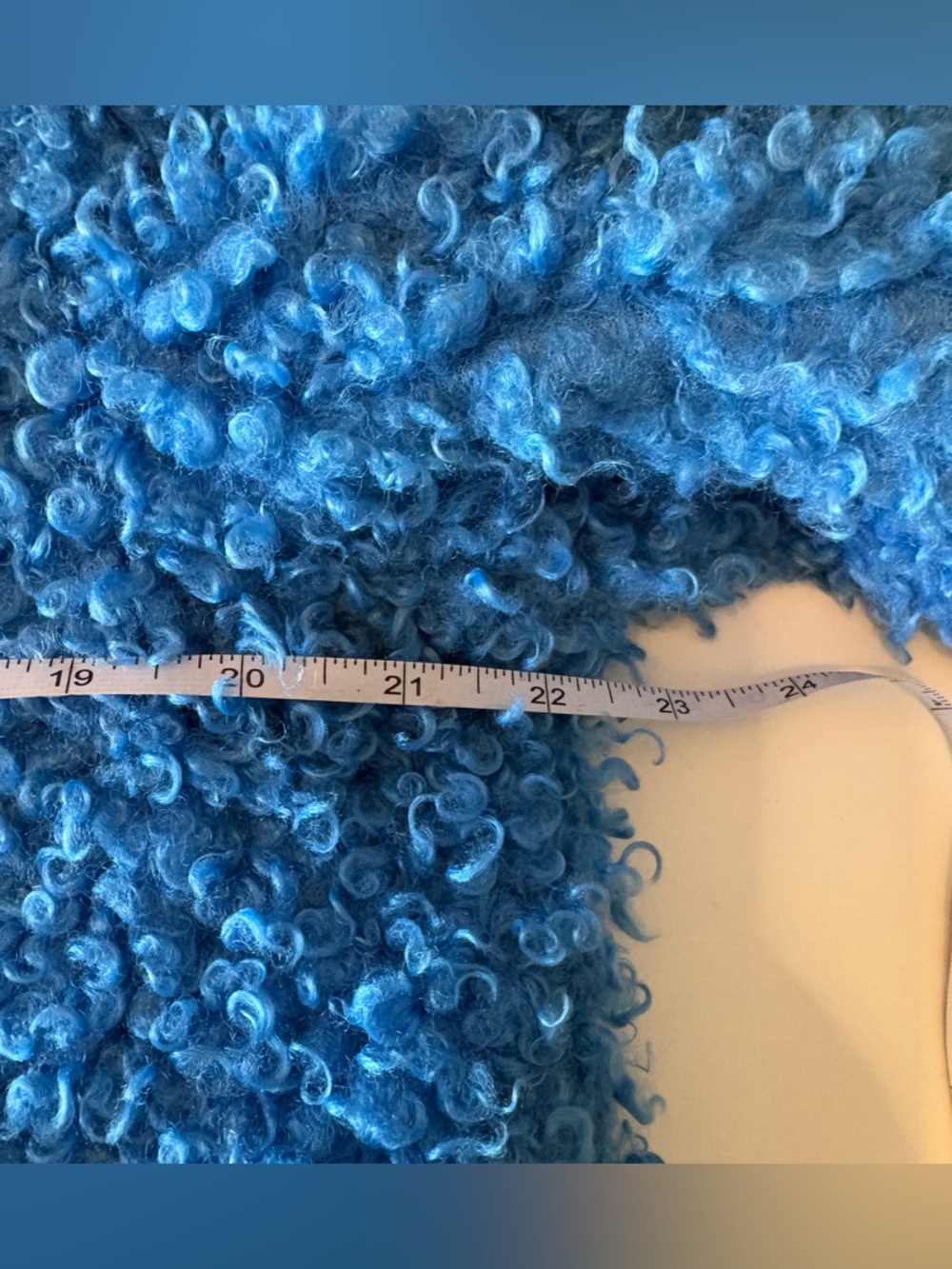 Free People cool and cozy teddy coat blue XS - Picture 10 of 11